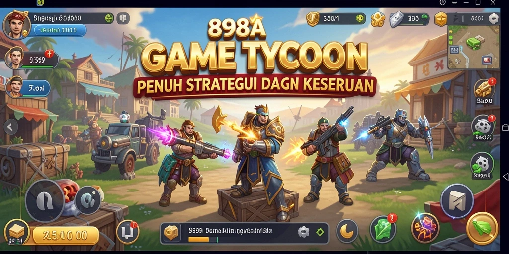 Tampilan gameplay menarik dari 898A yang menantang.