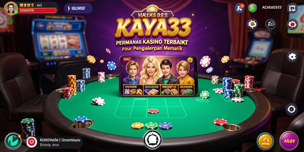 Tampilan menarik dari gameplay Kasino KAYA33 yang mendebarkan.