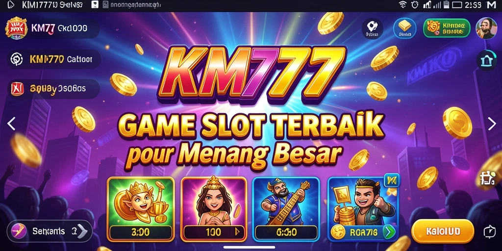 Screenshot gameplay KM777 yang menunjukkan keseruan bermain Slot.