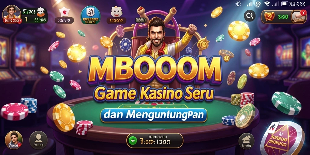 Tampilan gameplay seru dan interaktif di MBOOM.